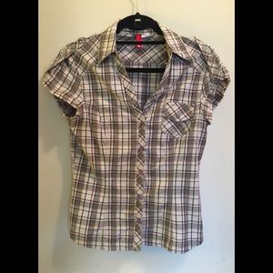 H&M Short-sleeve Button-Up